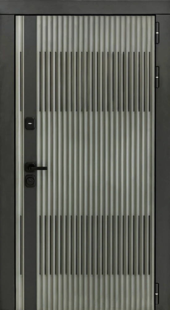 Входная дверь ДвериПРО Elfy ФЛ-700 (10мм, ясень белый) DPRO201078 внешняя сторона